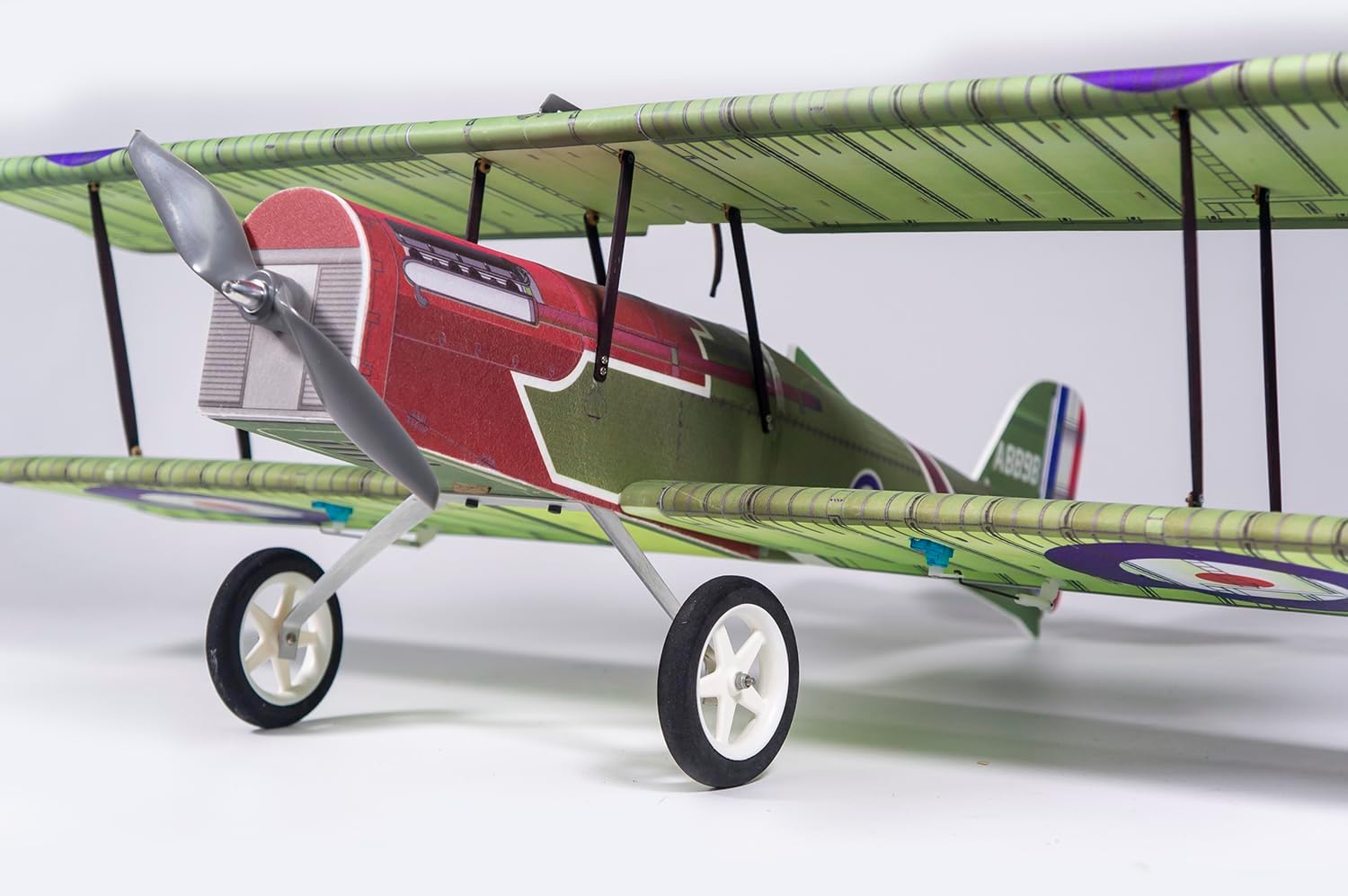 VilogaRC E33 S.E.5A 800mm Wingspan Foam RC Airplane for Adults DIY Fixed Wing Biplane Warbird KIT+Power Combo - (KIT+Motor+ESC+Servos)