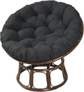 Papasan Outdoor Chair Cushion 110x110cm, Outdoor Cushion for Papasan Round Chair, Garden Swing Cushion Replacement, Soft Thicken Comfy Hanging Basket Chair