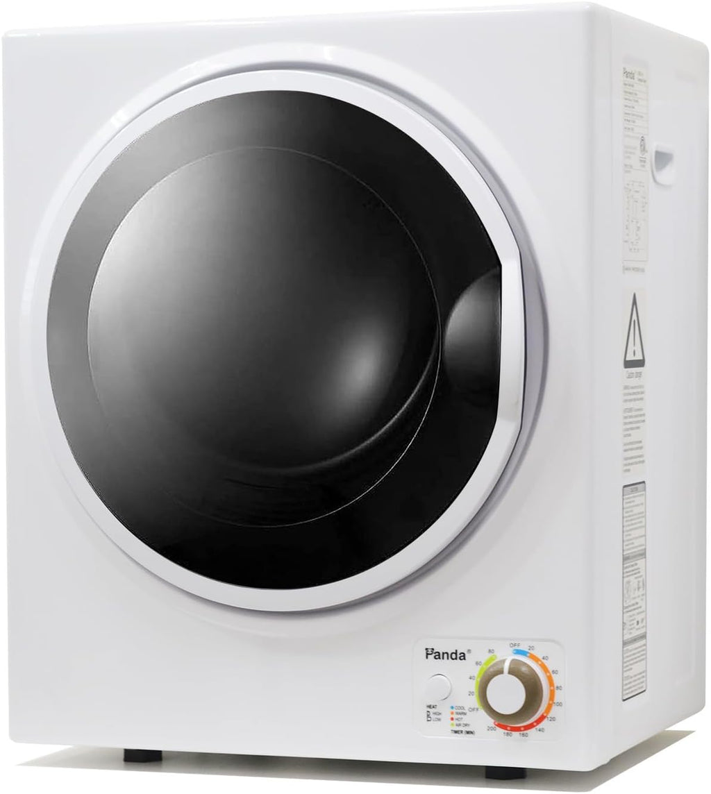 Panda Portable Clothes Dryer – 1.5 cu.ft Compact Electric Dryer, 850W, Stainless Steel Tub, 110V – Ideal for Apartments, Dorms & Small Loads
