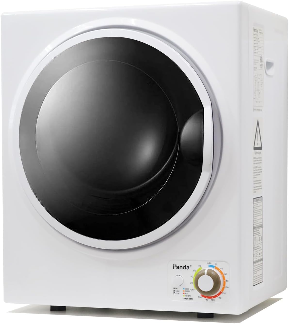 Panda Portable Clothes Dryer – 1.5 cu.ft Compact Electric Dryer, 850W, Stainless Steel Tub, 110V – Ideal for Apartments, Dorms & Small Loads