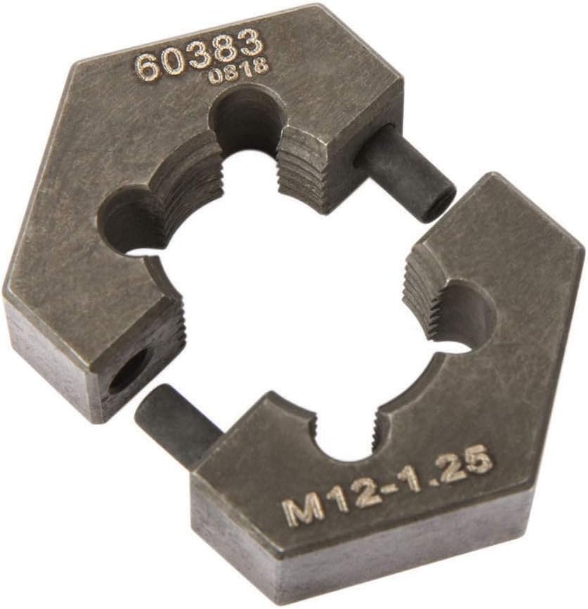 Steelman 9-Piece Split Die Wheel Stud Repair/Rethreading Kit, Indexing Pins, Steel, Repairs Threads on Wheel Studs and Bolts, Two Sockets Included