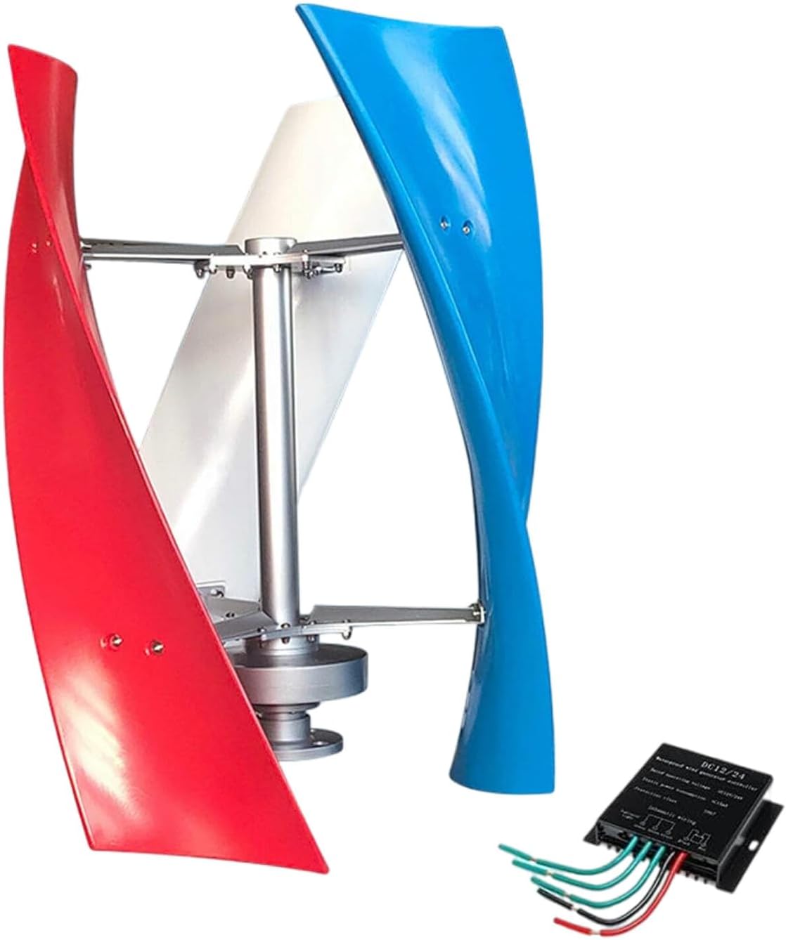 3000W Wind Turbine Generator Kit - 12/24V 3-Blade Wind Power System for Marine, Home, Off-Grid & Hybrid Solar Energy Solutions