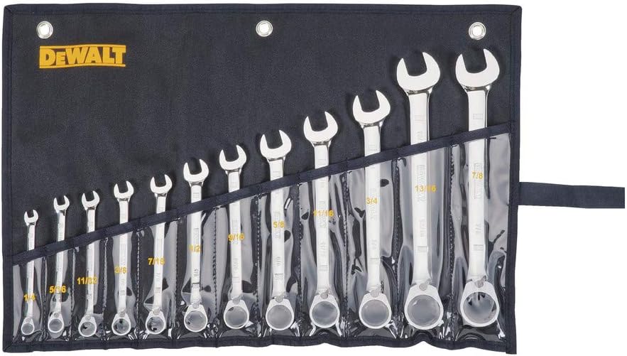 DEWALT Ratcheting Wrench Set, SAE, 12-Piece (DWMT19232)