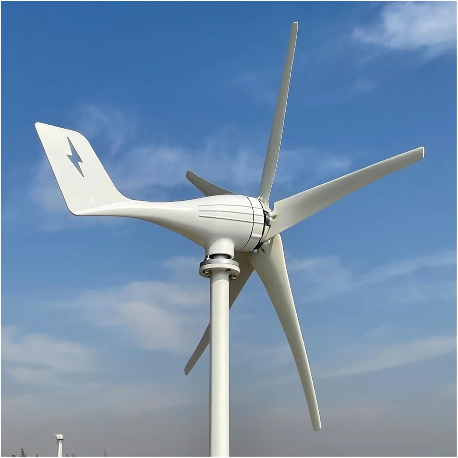 Wind Turbine Generator Kit, 3000w 3/5 Blades Free Energy HIGH Efficient 12v 24v Wind Turbine Nerator for House Supply for Hybrid Solar Wind System(24V,3000W 3blades)
