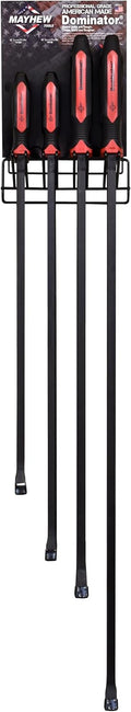 Mayhew Tools 80027 Dominator Large Pry Bar Rack, 8-Piece, multi, one size