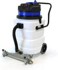 Industrial Vacuum Cleaner Wet/Dry - 2 Motors - Front Squeegee - 24 Gallon