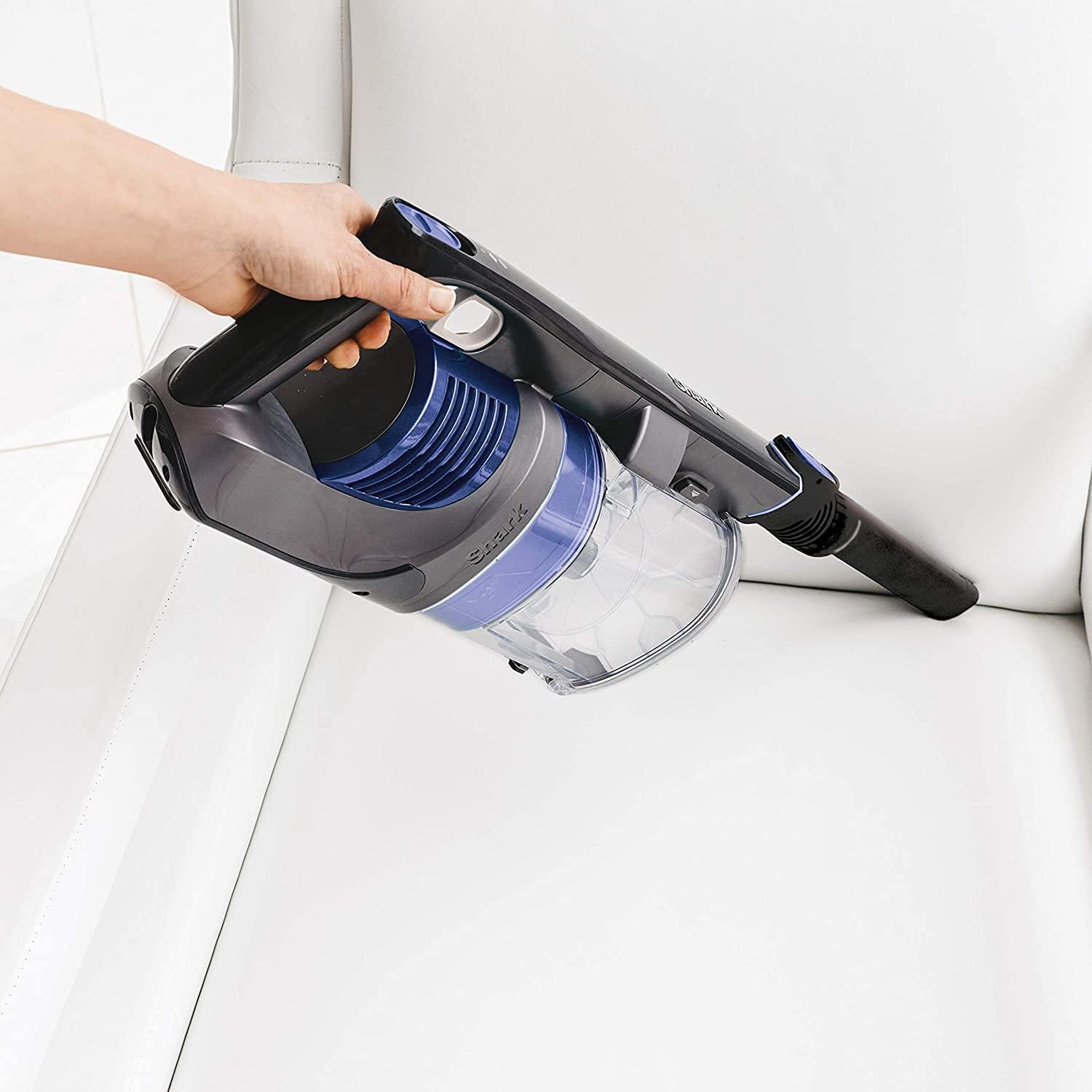 Shark Rocket Lightweight Cordless Stick Vacuum (IX141), 7.5 lbs, Blue Iris