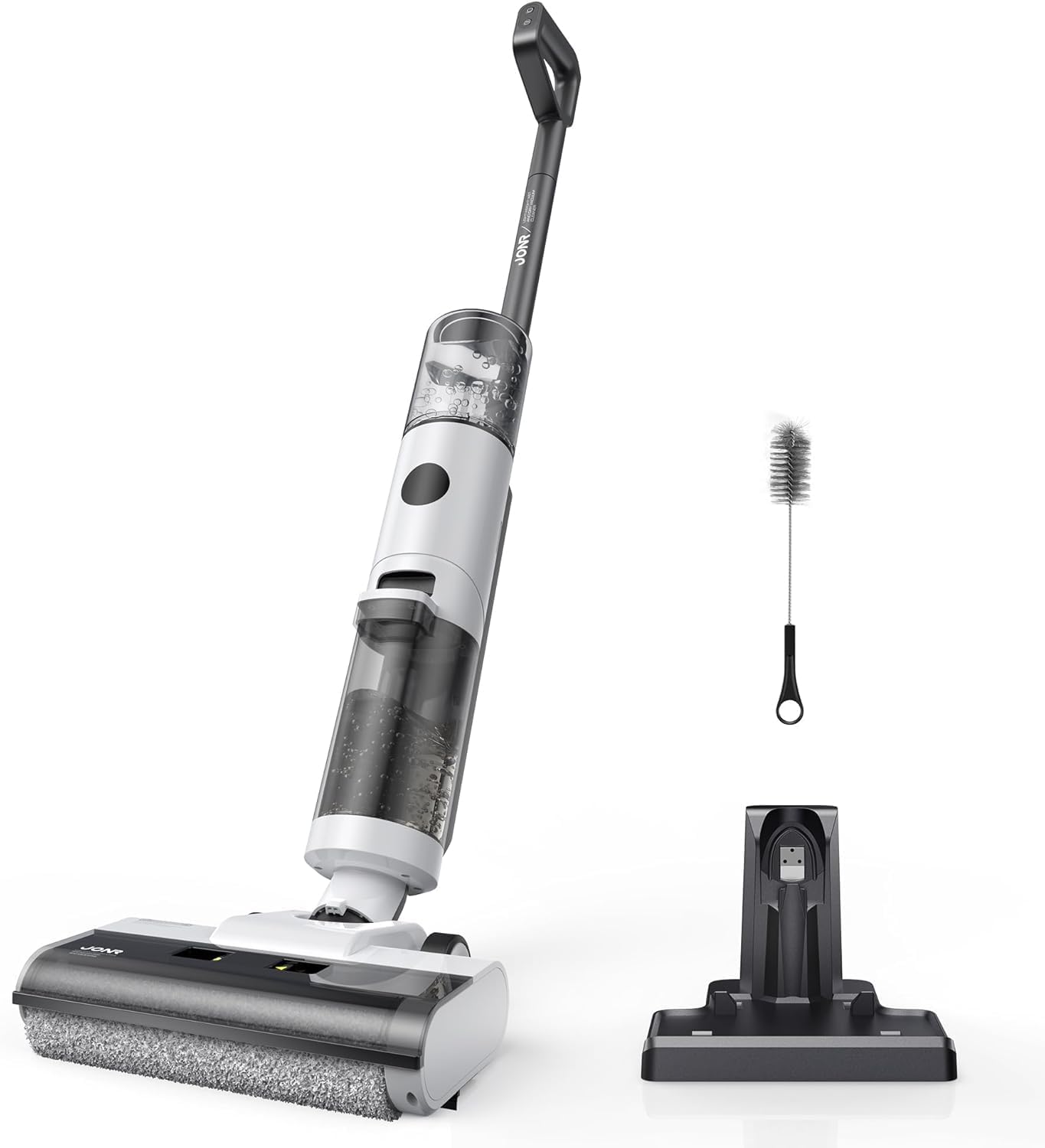 JONR ED12 Cordless Wet Dry Vacuum Cleaner and Mop, 3-in-1 Self-Cleaning Floor Washer for Hard Floors, 0.1-Inch Edge Cleaning, Lightweight for Spills, Pet Hair & Dust (L)
