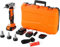 VEVOR Cordless Tube Expander, 20V Max Electric Tubing Expansion Tool for 1/2', 3/4', 1' PEX-A Pipes, 22000RPM Pipe Expander with 3 Expanding Head, 2pcs 2AH Battery, Fast Charger & Carrying Case