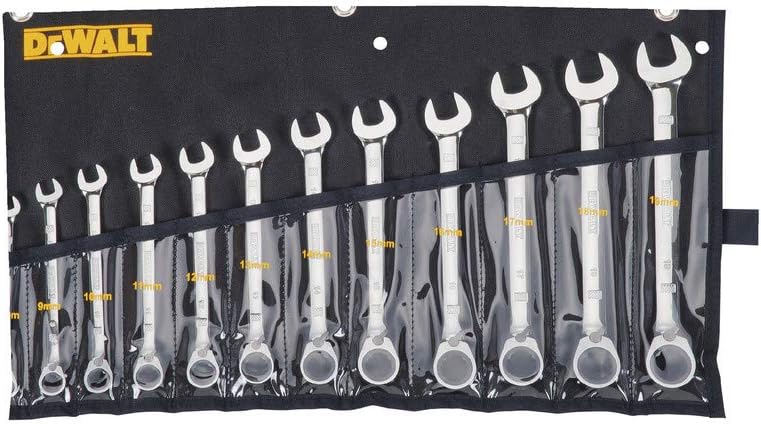 DEWALT Ratcheting Wrench Set, MM, 12-Piece (DWMT19230)