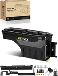 YHTAUTO Truck Bed Storage Tool Box Lockable Compatible with Ford Ranger 2019 2020 2021 2022 2023, Passenger Side, Not Fit the Model with Bed Liner, Swing Waterproof Wheel Well Toolbox