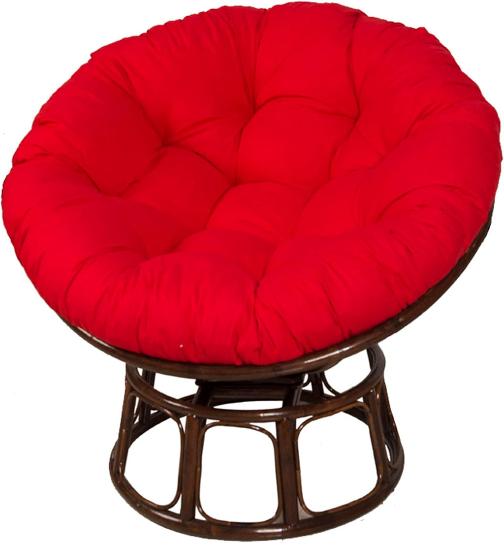 Papasan Outdoor Chair Cushion 110x110cm, Outdoor Cushion for Papasan Round Chair, Garden Swing Cushion Replacement, Soft Thicken Comfy Hanging Basket Chair