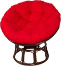 Papasan Outdoor Chair Cushion 110x110cm, Outdoor Cushion for Papasan Round Chair, Garden Swing Cushion Replacement, Soft Thicken Comfy Hanging Basket Chair