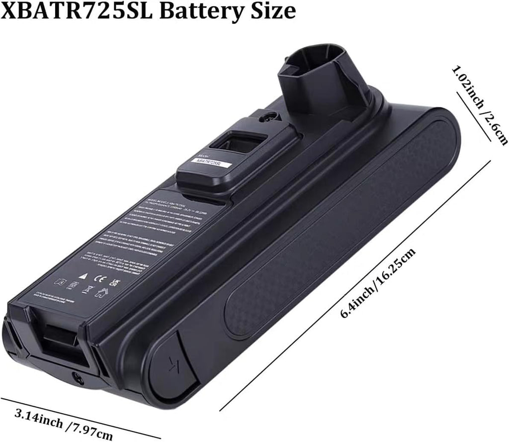 2-Pack XBATR725SL Battery Compatible with IZ840H IZ862H UZ865H IZ862HC UZ865HCCO Shark Cordless Vacuum Cleaners 25.2V 2350mAh