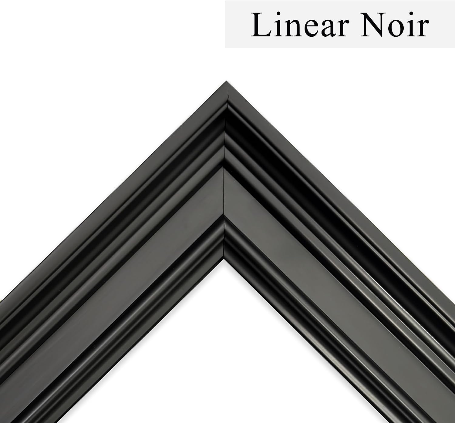 Black TV frame 43' (Linear Noir, 43-LS03) - Compatible ONLY with Samsung The Frame TV and Pro TVs (Fits 2021-2026, LS03A, LS03B,LS03C,LS03D,LS03FA,LS03FW)
