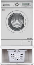Ivation | Wooden Laundry Pedestal for Washer & Dryer, Made to Fit All Machines - Whirlpool, LG, GE, Samsung, and More, Made of Durable Solid Wood Material, 33.86' x 29.92'