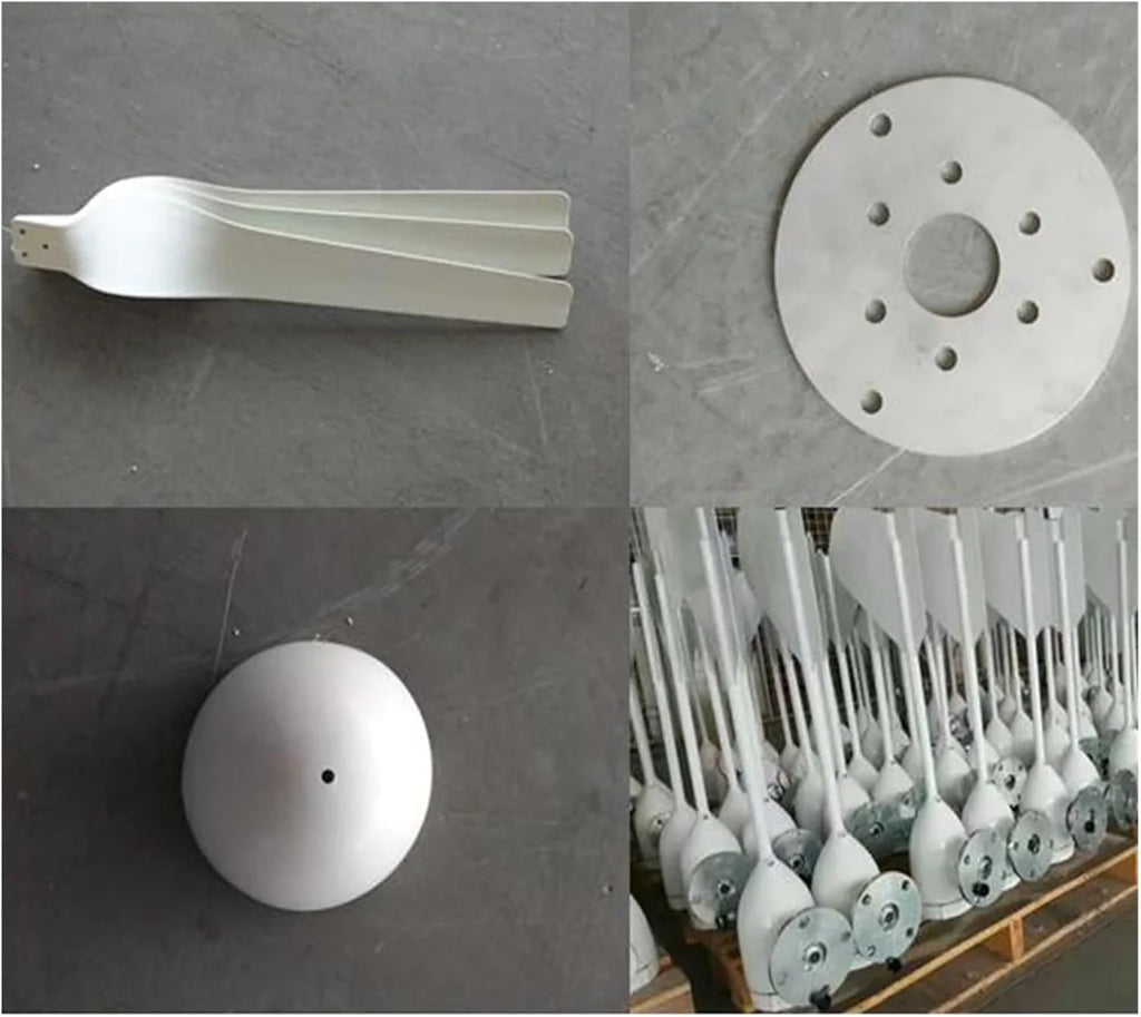 Wind Turbines, Low Speed Start Wind Turbine Generator 3000W 12V 24V 48V Free Alternative Energy Windmill 3 Blades(12V)