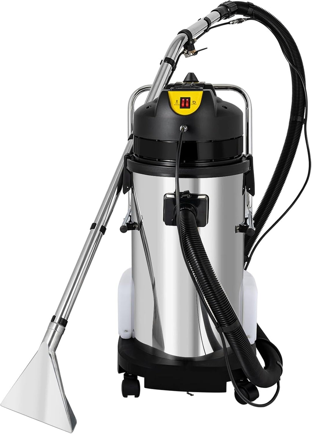 40L/11Gal Commercial Carpet Cleaner, 110V 1034W 3 in 1 Multi-Purpose Wet Dry Vacuum Cleaner Portable Carpet Cleaning Machine w/Circulating Air Cooling Systems for Hotels, Guesthouses (Two Packages)