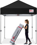 MASTERCANOPY Pop Up Canopy Tent Commercial Grade Instant Shelter (5x5, Black)