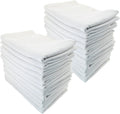 Moonlight Makers Premium Turkish Cotton Hand Towels for Bathroom & Kitchen - White Quick Dry Towel Set, Ultra Absorbent Waffle Weave, Soft and Durable, Washer and Dryer Safe, 100 pack