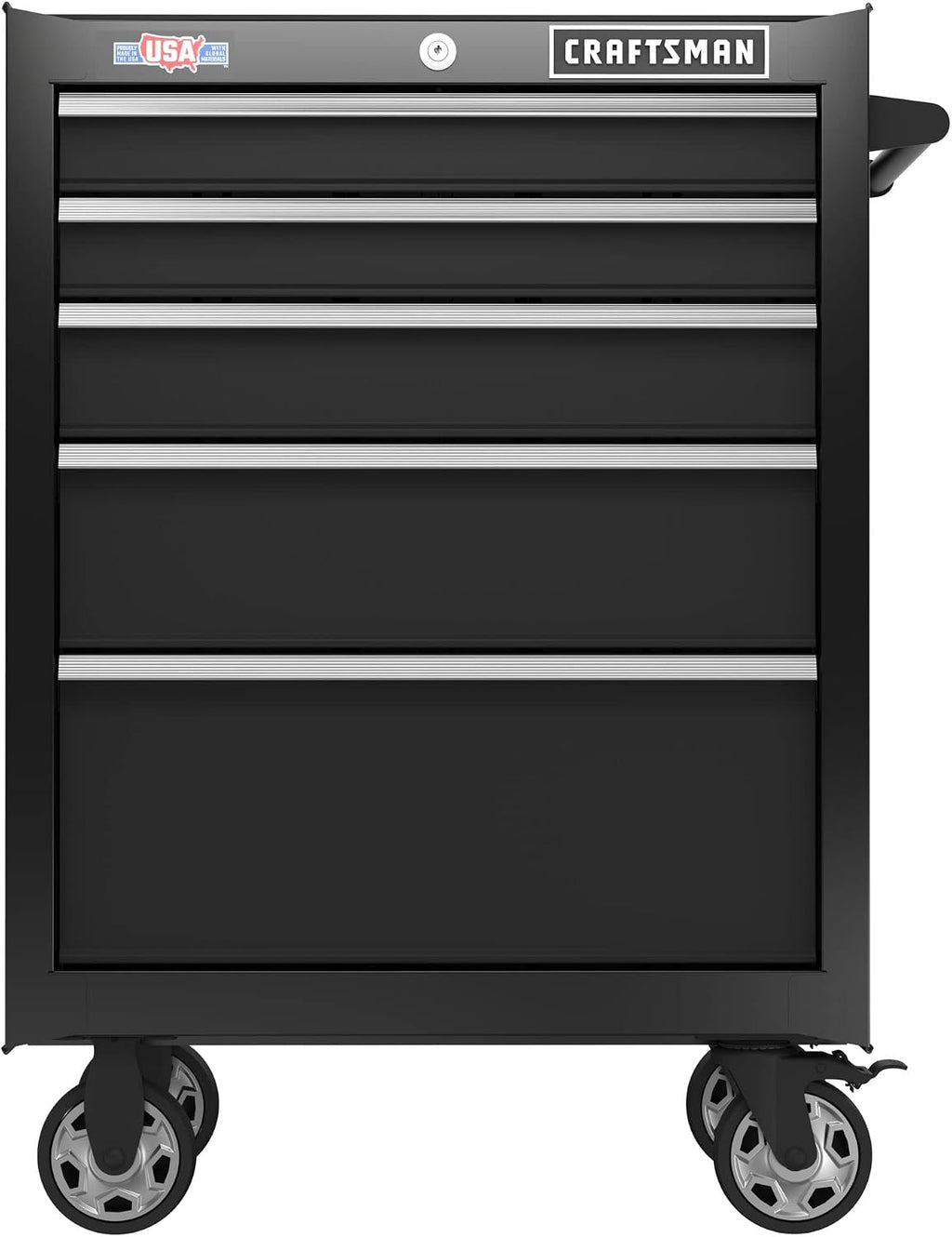 CRAFTSMAN S2000 26IN 5-DRAWER CABINET W/TRAY & HOLDER BK (CMST32752BK)