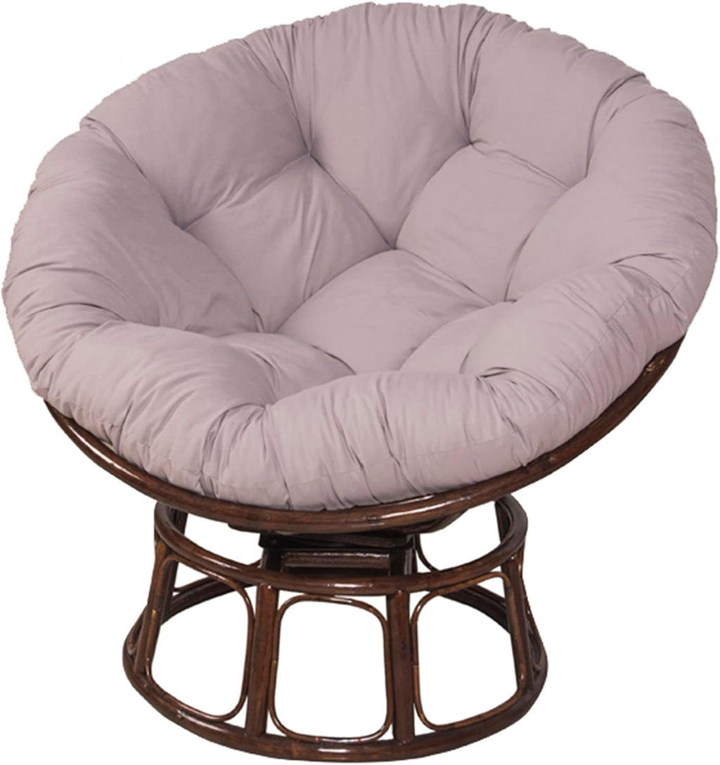 Papasan Outdoor Chair Cushion 110x110cm, Outdoor Cushion for Papasan Round Chair, Garden Swing Cushion Replacement, Soft Thicken Comfy Hanging Basket Chair