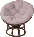 Papasan Outdoor Chair Cushion 110x110cm, Outdoor Cushion for Papasan Round Chair, Garden Swing Cushion Replacement, Soft Thicken Comfy Hanging Basket Chair