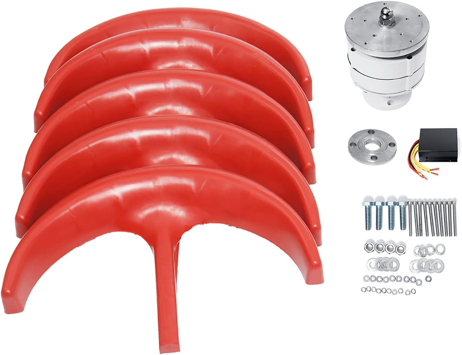 Efficient 12V 24V 48V Vertical Wind Turbine Generator+3000W Permanent Magnet Lantern Vertical Wind Turbine Kit with Controller for Home
