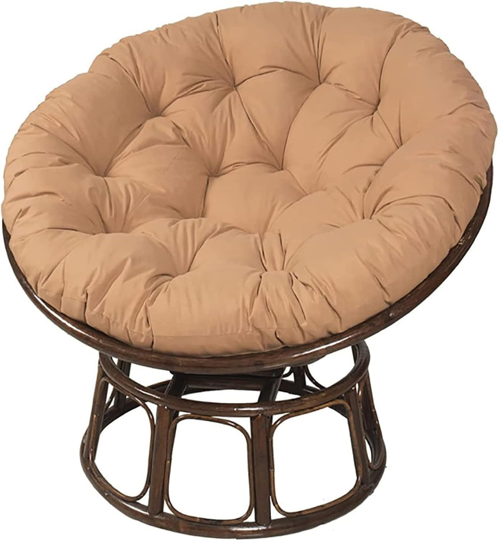 Papasan Outdoor Chair Cushion 110x110cm, Outdoor Cushion for Papasan Round Chair, Garden Swing Cushion Replacement, Soft Thicken Comfy Hanging Basket Chair