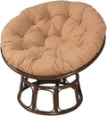 Papasan Outdoor Chair Cushion 110x110cm, Outdoor Cushion for Papasan Round Chair, Garden Swing Cushion Replacement, Soft Thicken Comfy Hanging Basket Chair