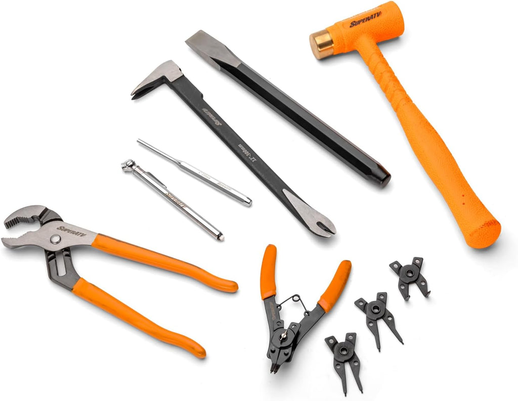 SuperATV Ultimate Tool Kit for UTV and ATV | 8, 10, 12, 13, 14, 15, 16, 17, 18, 19, 21 mm Sockets and Bits