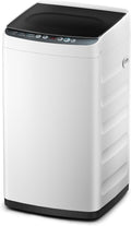 Midea Portable Washing Machine, 0.9 cu. ft with 6 Cycles, Drum Clean, Quick, Stainless Steel Tub, Transparent Lid, LED Display Washing Machine, White