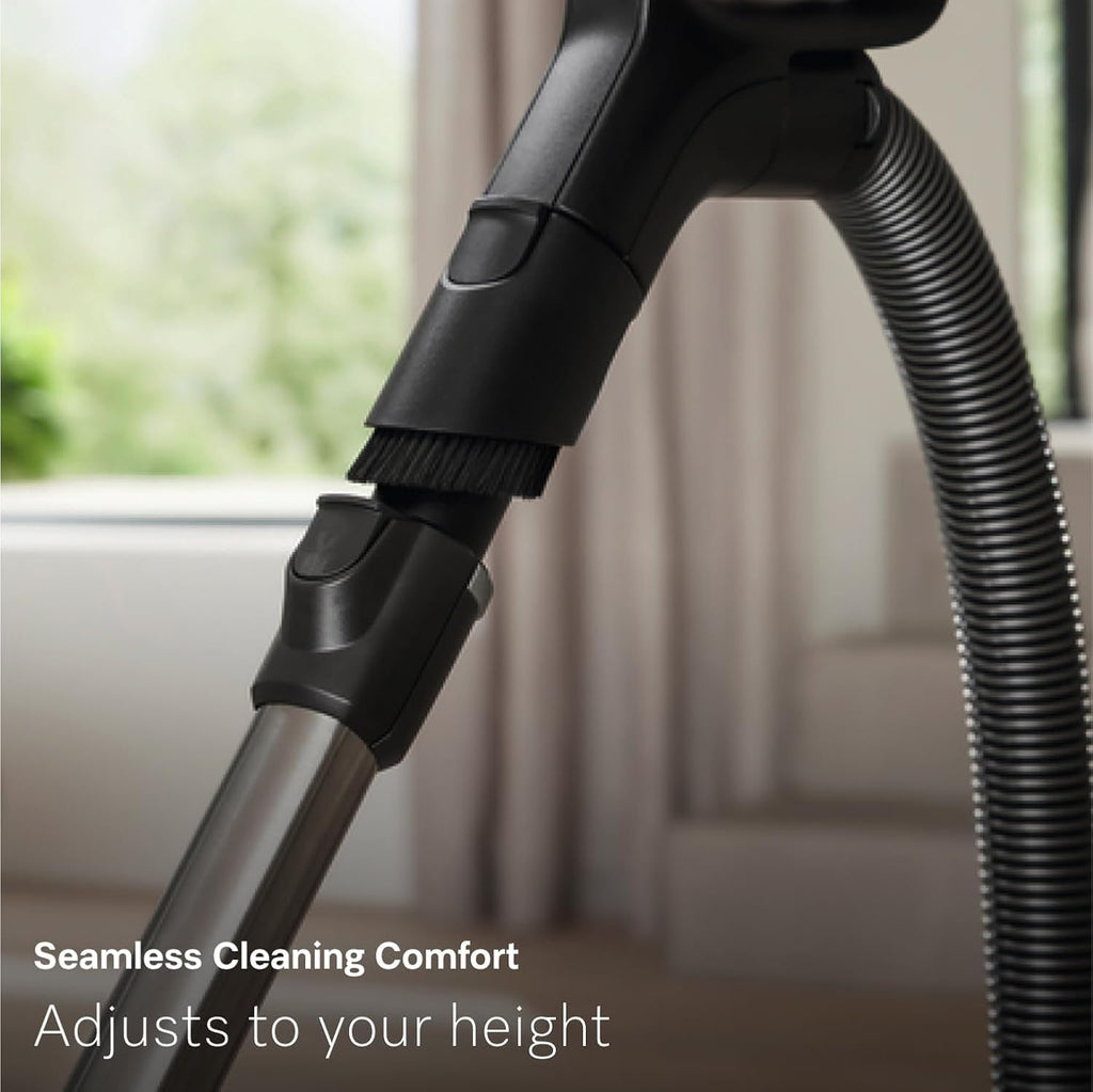 Miele Guard S1 Bagged Canister Vacuum Cleaner, 1200W Motor, AirClean Filtration, HyClean 3.5L Dustbag, Lightweight & Compact, Universal Floorhead SBD 355-3, Sunset Yellow (41TAE033CDN)