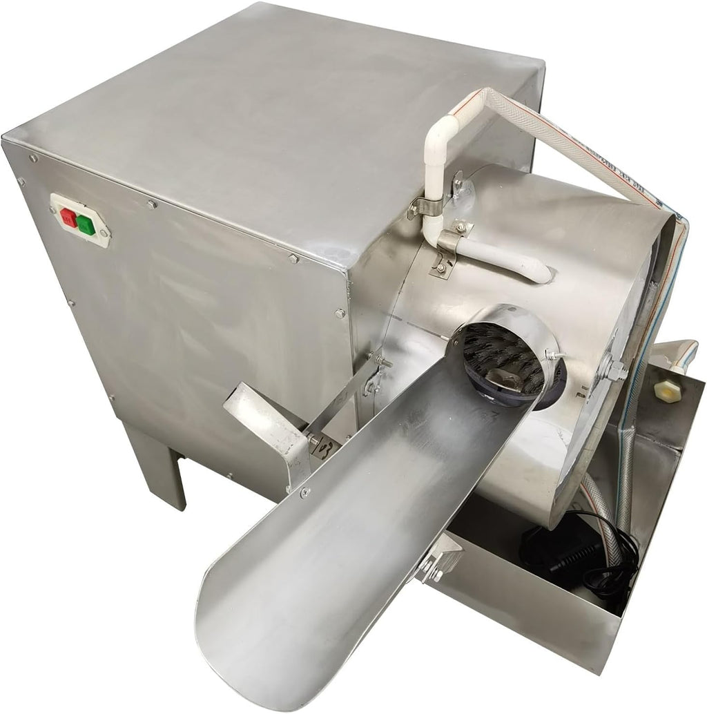 Commercial Egg Washing Machine, Automatic Poultry Egg Cleaner for Chicken/Duck/Goose Eggs, Electric Farm Eggs Surface Cleaning Machine 2000 Pcs/H 110V