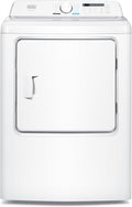 BLACK+DECKER 7.0 Cu. Ft. Front Load Dryer, Electric Clothes Dryer with LED Display and Dial Control, 5 Sensor and Manual Dry Selections, 240V, Requires Professional Installation, BLD67ME, White