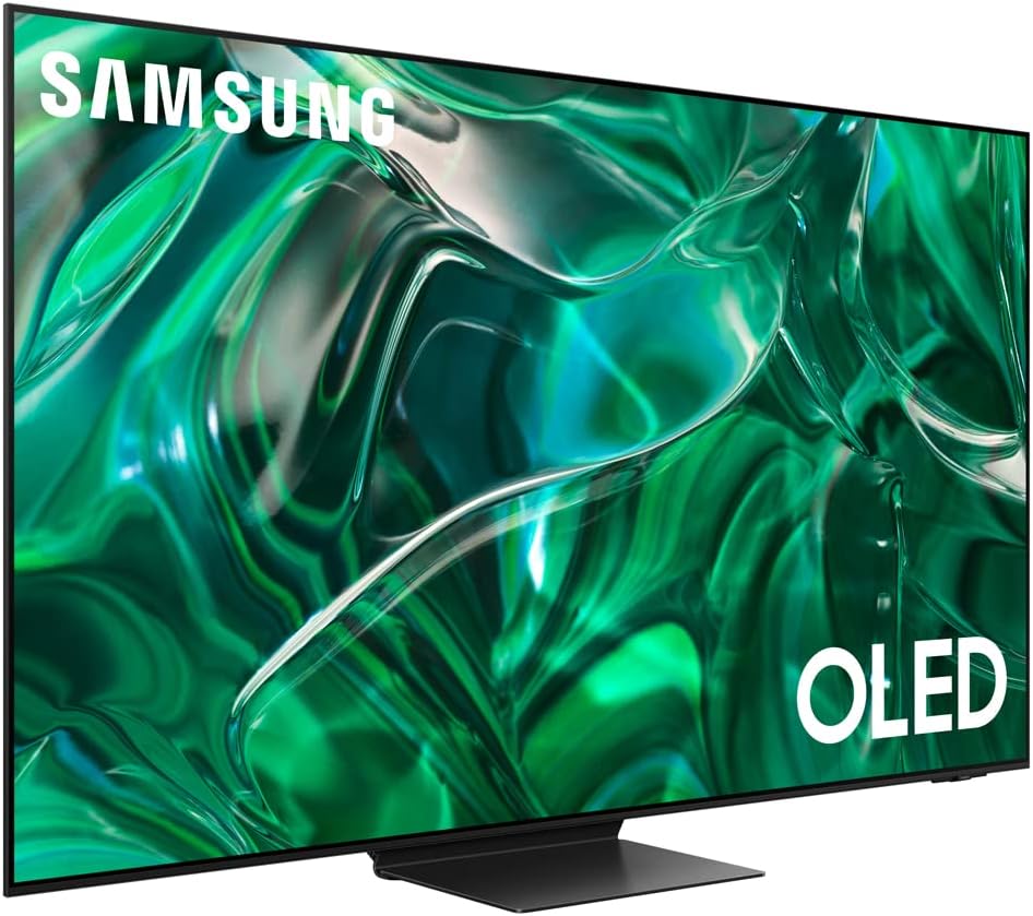 SAMSUNG QN55S95CAFXZA 55 inch HDR Quantum Dot OLED Smart TV 2023 (Renewed) Bundle with 2 YR CPS Enhanced Protection Pack