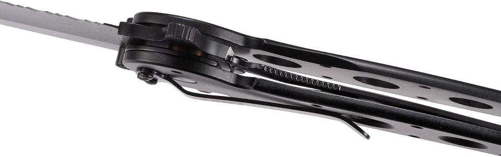 Columbia River Knife and Tool's M16-14SF Big Dog Aluminum Tanto Blade Combo Edge Knife