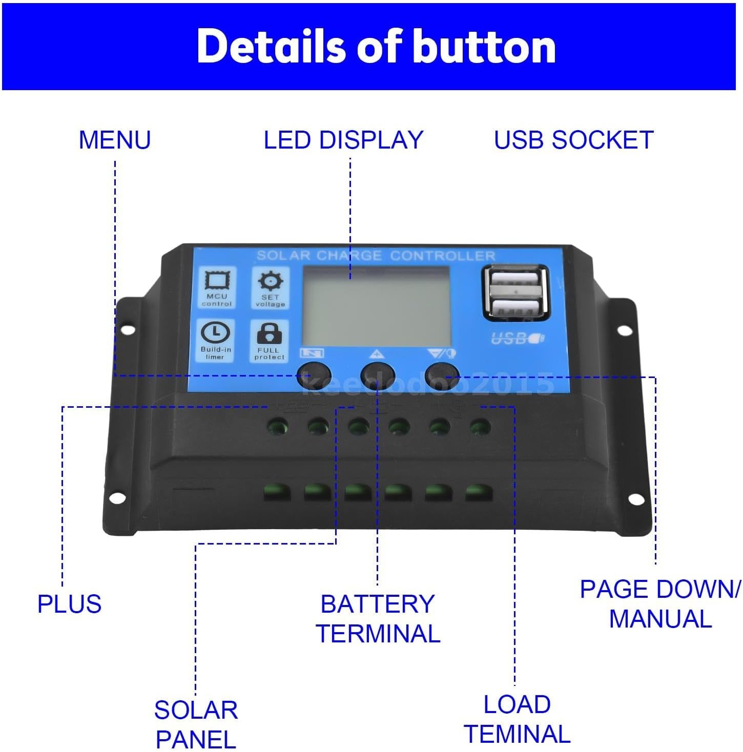 3000W/4000W 12V to 110V/220V Solar Inverter Kit with 50A Charge Controller & 50W Solar Panel, Complete Solar Power System for Home/Grid Use, Portable Solar Generator (800W, 12V-220V)