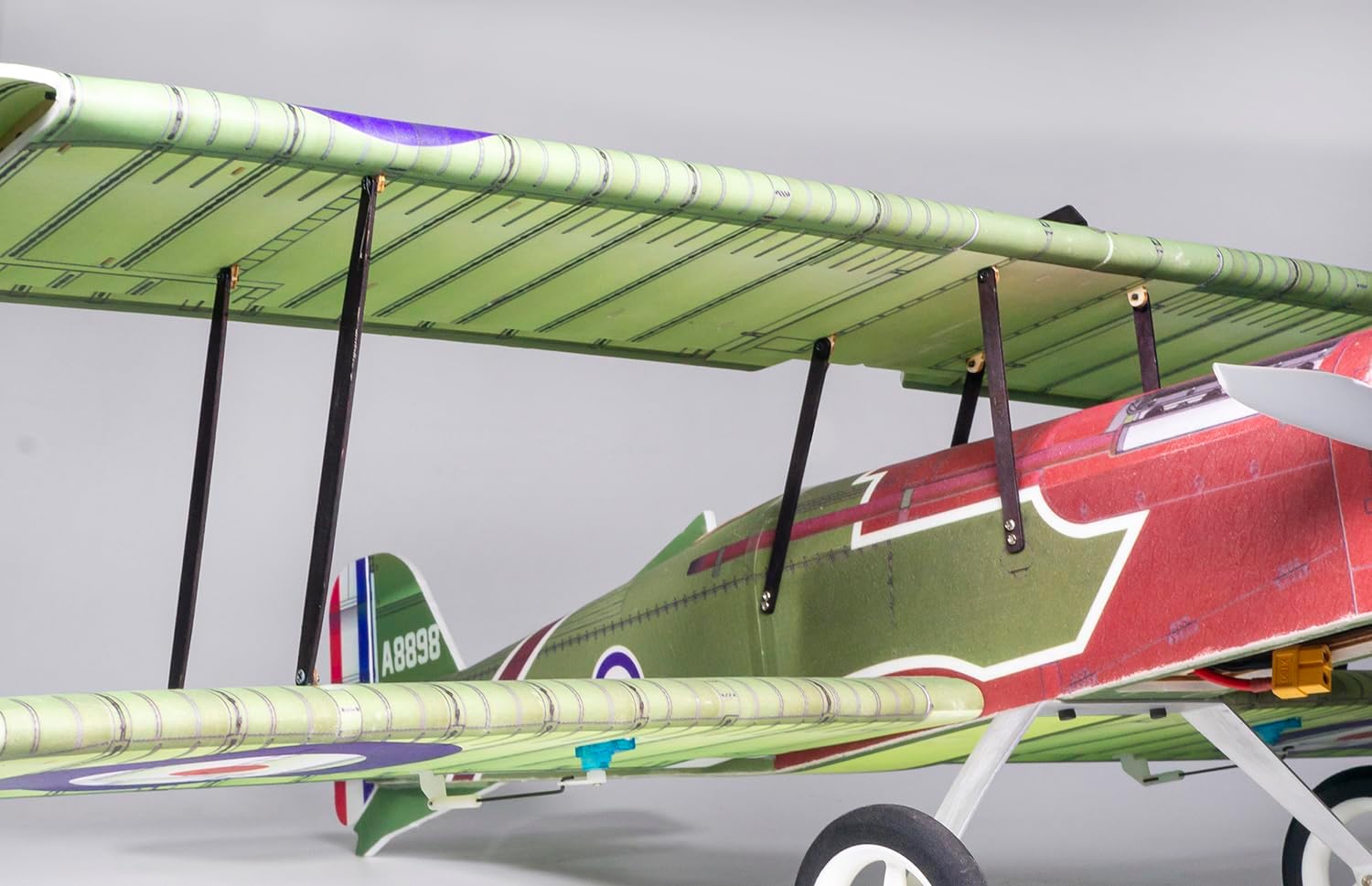 VilogaRC E33 S.E.5A 800mm Wingspan Foam RC Airplane for Adults DIY Fixed Wing Biplane Warbird KIT+Power Combo - (KIT+Motor+ESC+Servos)