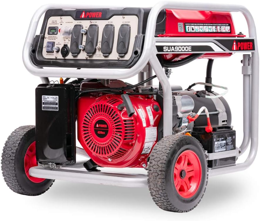 A-iPower 9,000-Watt Gasoline Powered Electric Start Generator