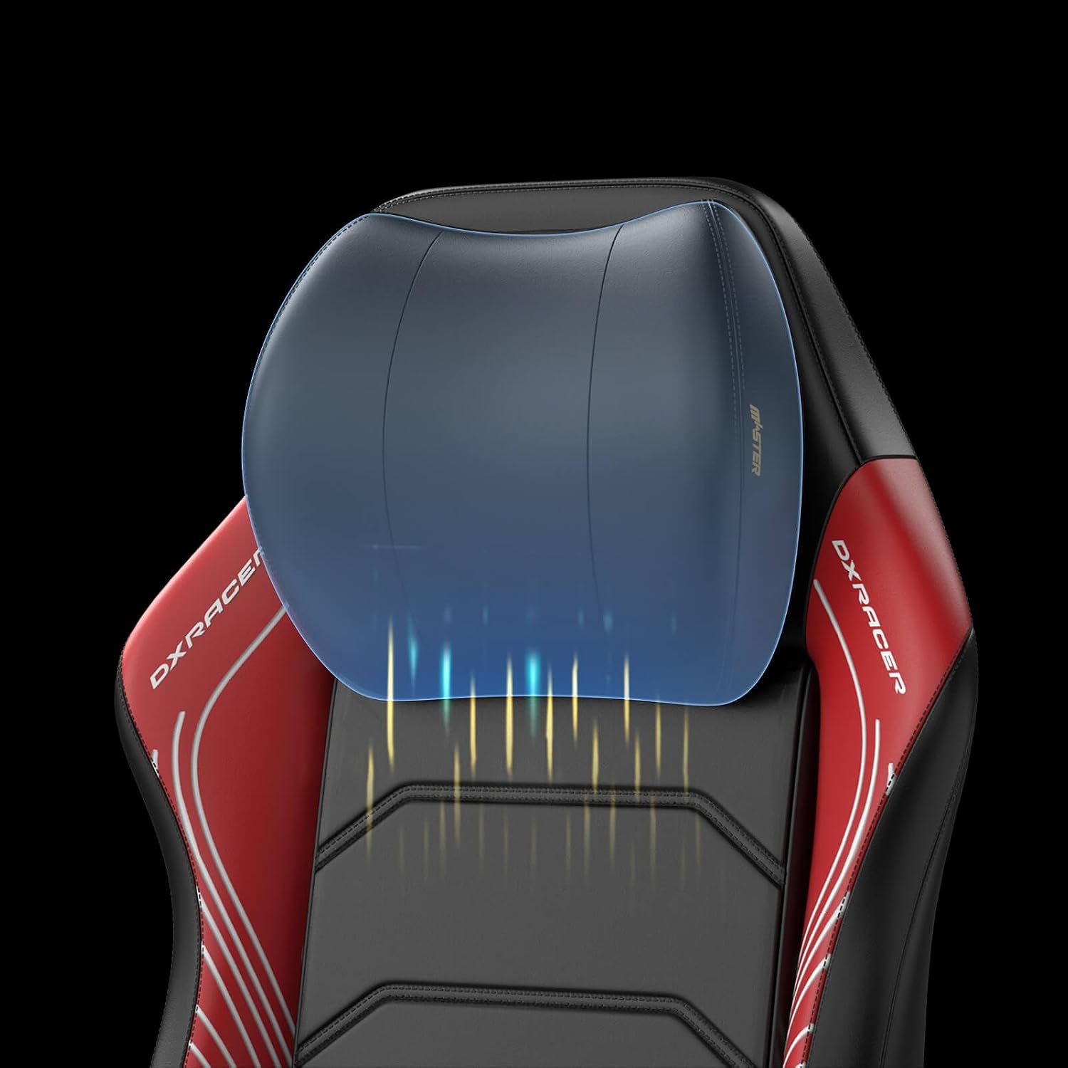 DXRacer Master XL Video Gaming Chairs for Adults, Ergonomic Reclining Computer Gaming Chair, Racing Style Height Adjustable (EPU Leatherette, Black Red Line)