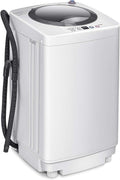 ARLIME Portable Washing Machine 1.2 Cu.ft, 8 lbs Capacity, Built-in Drain Pump, Full-automatic Washer and Dryer Combo for Apartment, RV, Dorm