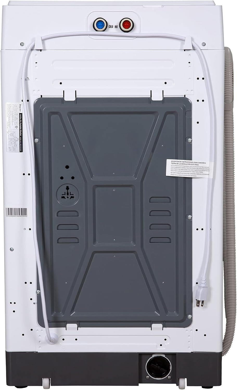 1.7 cu. ft. Portable Compact Top Load Washer in White
