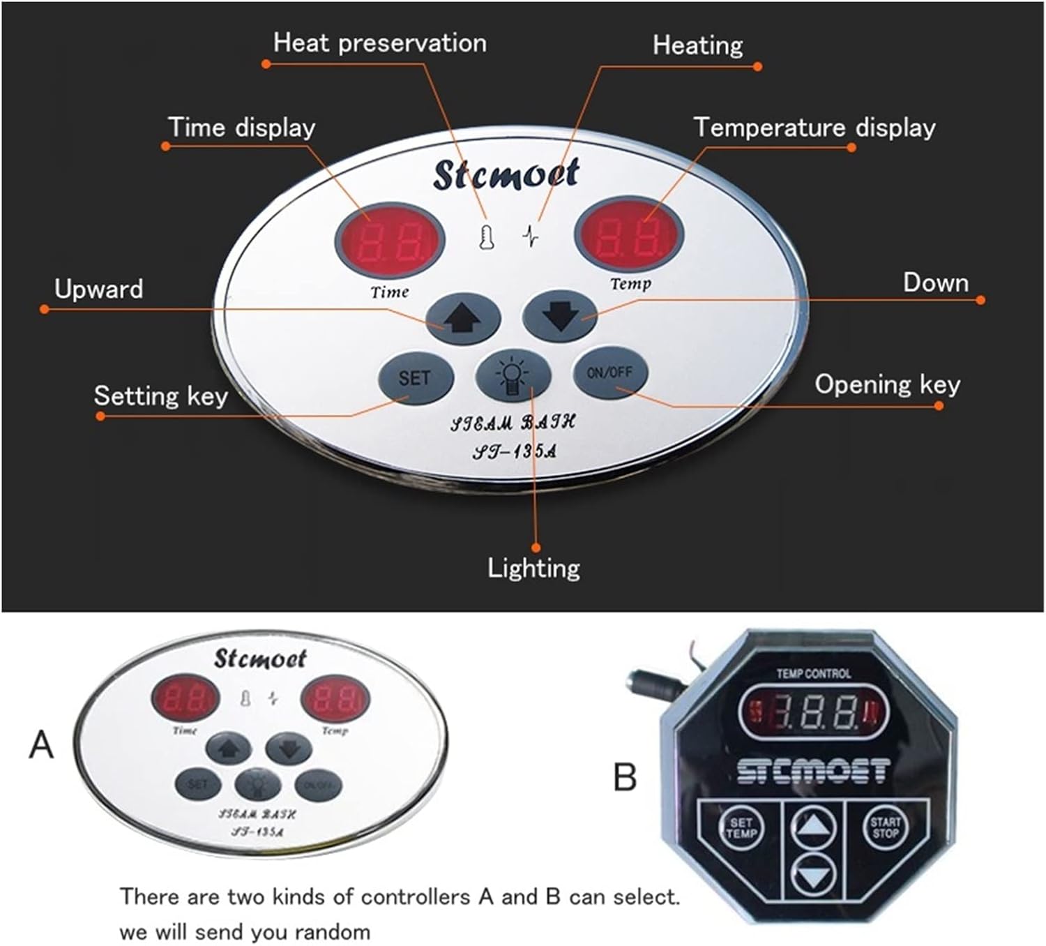 Steam Shower Generator Kit 6KW Home Use Steam Machine Steam Generator Sauna Dry Stream Furnace Wet Steam Steamer Digital Controller Detox