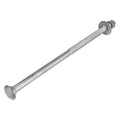 5/8' x 12' (25 pk) Hot Dip Galvanized 307A Carriage Bolt, Washer, Nut Kit by Makers Bolt