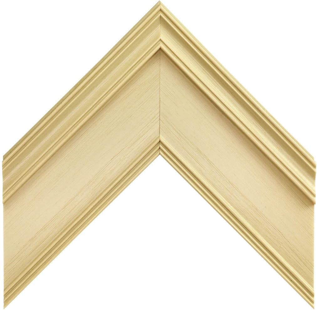 Antique White 65' Premiere Deco TV Frame - Compatible ONLY with Samsung The Frame TV and Pro TVs (Fits 2021-2026, LS03A, LS03B,LS03C,LS03D,LS03FA,LS03FW)