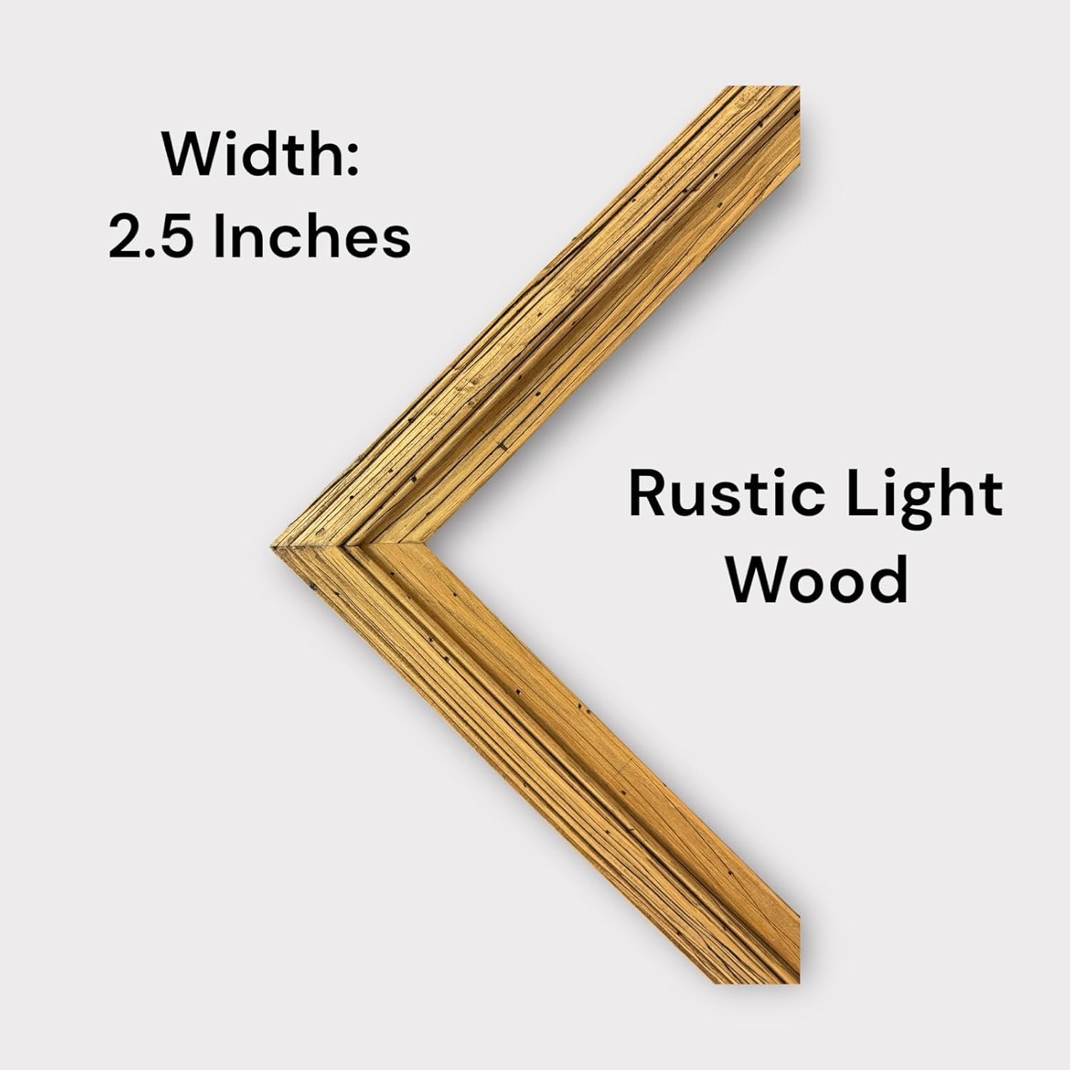 32, 43, 50 & 55 Inch Handmade rustic wood frame. Only works for Samsung The Frame TV and Pro TV. Light Wood Stain (not for use with other models) (50 Inch)