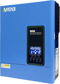 3000W Hybrid Solar Inverter 24V DC to 110V AC, Pure Sine Wave, Built-in 100A MPPT Controller, 98% Efficiency, Solar & Generator Input, Dustproof, for Home Backup RV Off-Grid