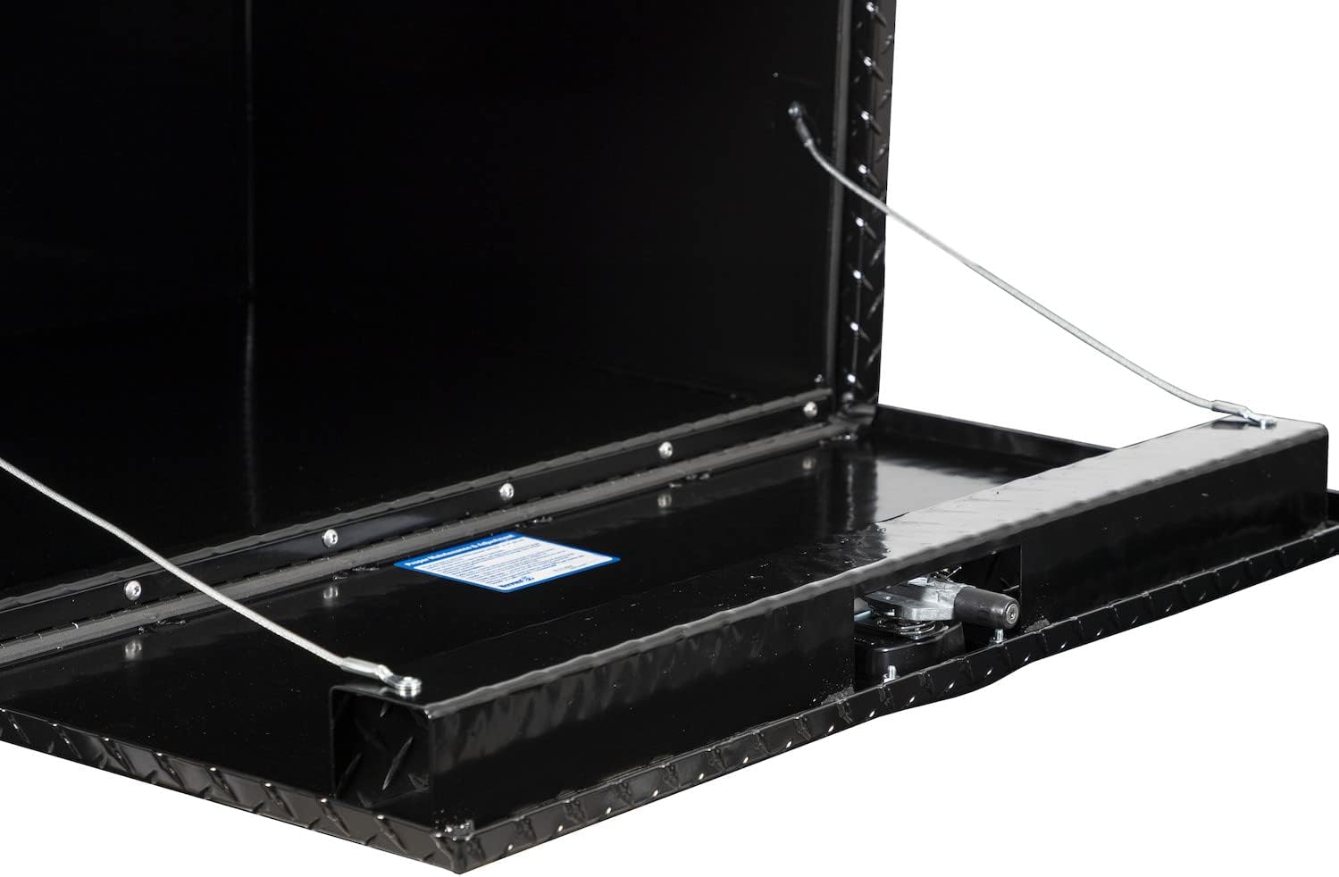 Buyers Products 1725101 Black Diamond Tread Aluminum Underbody Truck Tool Box, 18 x 18 x 18 Inch, Made In The USA, Truck Box For Storage & Organization, Durable Job Box for Truck