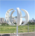 Wind Turbine Generator, 3000W Vertical Axis Maglev Wind Turbine Low Speed Free Energy Wind Power Generator with Mppt Controller Low Noise,Generator Motor(Red,MPPT Controller_12V)